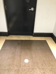 Wet sticky floors are never mopped.